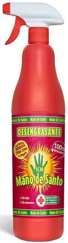 Mano de Santo Desengrasante Pistola 1L - Potente Eliminador de Grasa para Cocina y Superficies