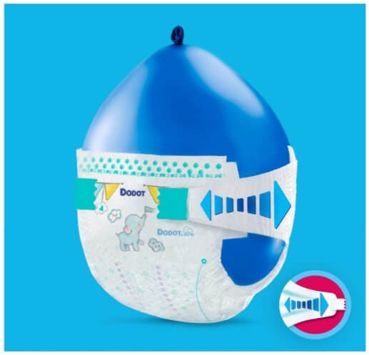 Dodot Bebé Seco Talla 3 (6-10 kg) 62 Pañales