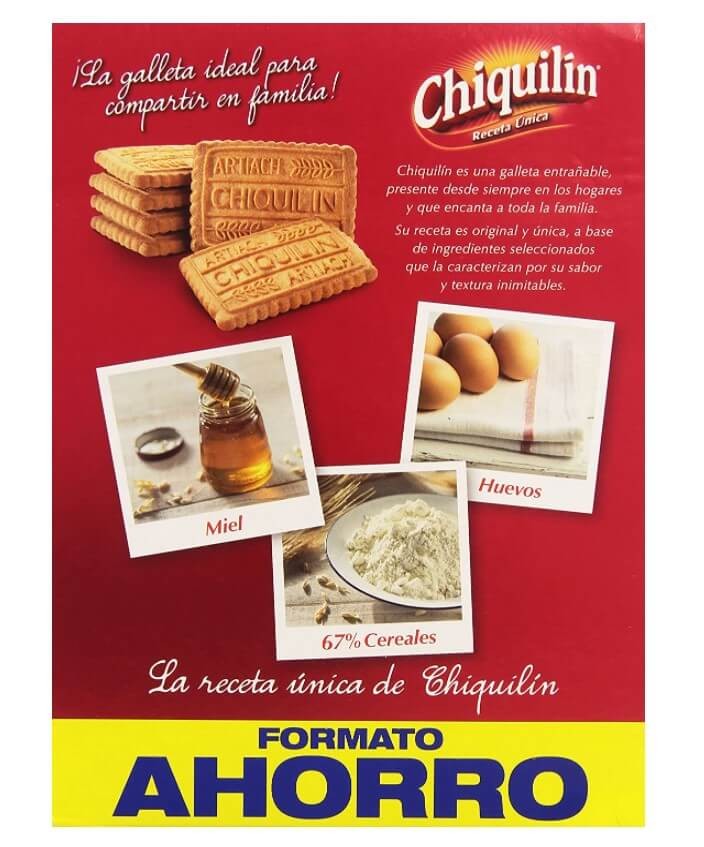 Artiach Chiquilín Galletas 875 gr