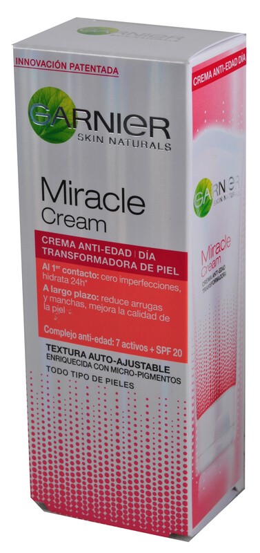 Garnier Miracle Crema Anti-Edad Día 50 ml – Hidratación y Antiarrugas