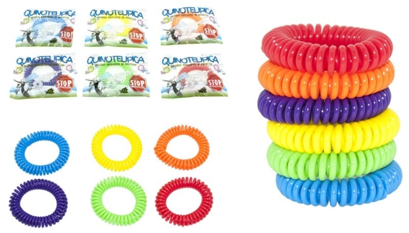 Pamex Quinotelpica Pulsera Antimosquitos Espiral – 1 Unidad de Protección Natural y Cómoda