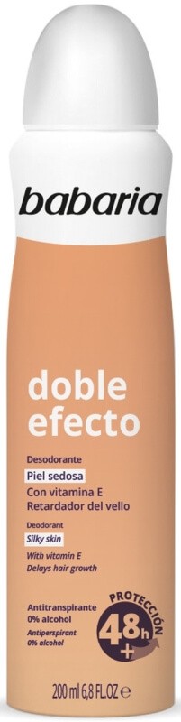 Babaria Desodorante Doble Efecto con Vitamina E 200 Ml
