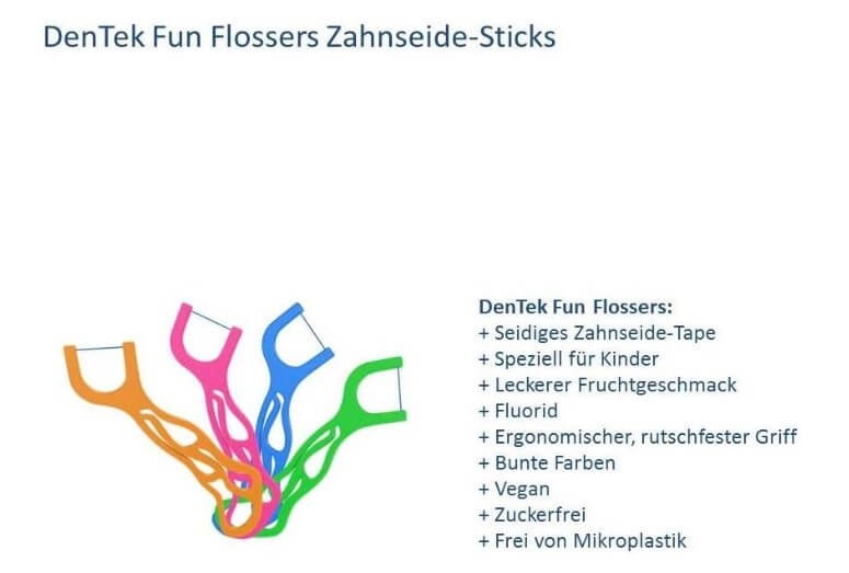DenTek Kids Fun Flossers Hilo Dental Infantil con Mango 40U – Diversión y Cuidado Dental para los Más Pequeños