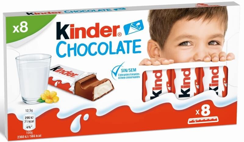 Kinder Chocolate 100G - Dulzura y Nutrición en Cada Mordisco
