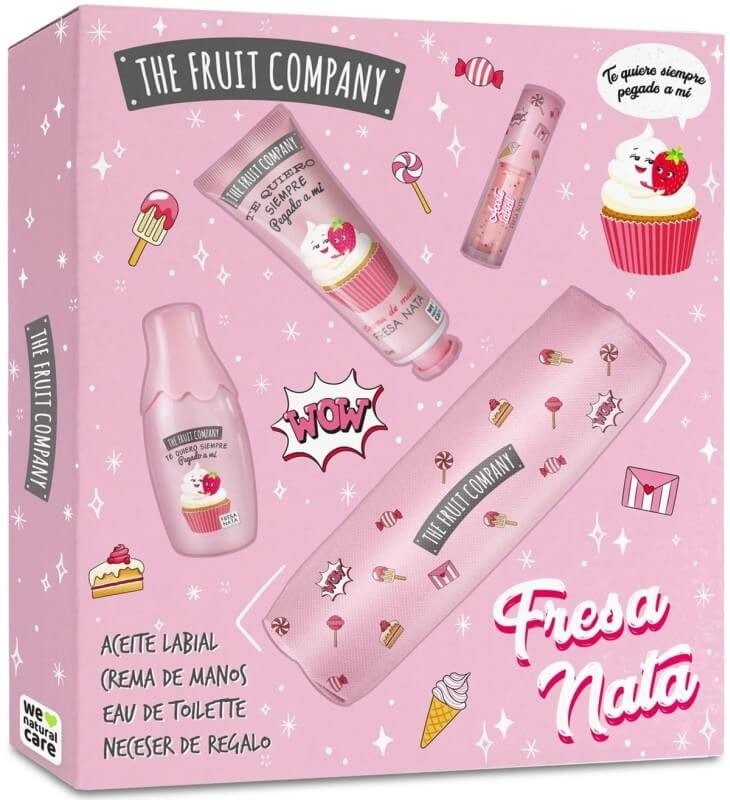 The Fruit Company Estuche Nata/Fresa 4PZA