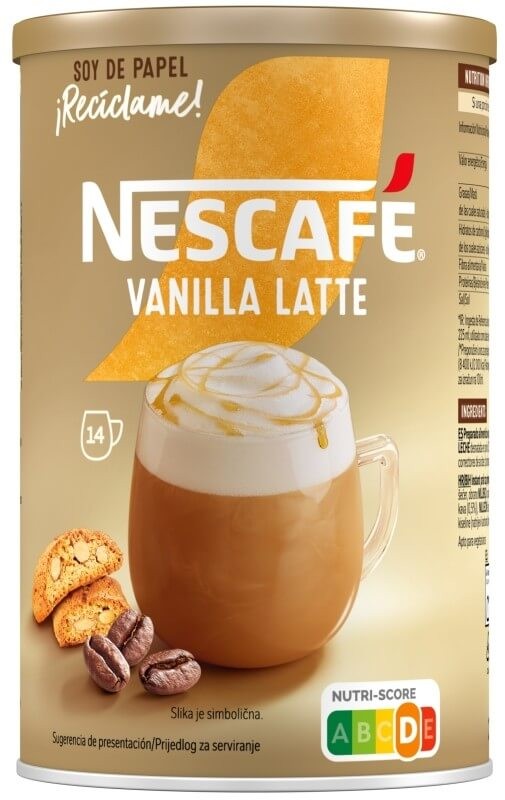 Nescafé Café Soluble Vainilla Latte 276G - Café Aromático con un Toque de Vainilla