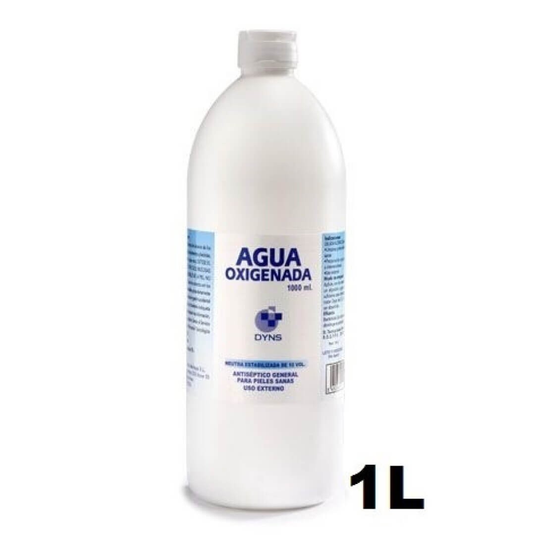 DYNs Agua Oxigenada 1L – Antiséptico General para Higiene y Limpieza Externa