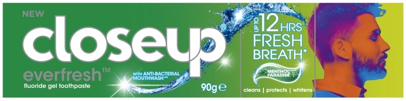 Closeuo 12 Hrs Everfresh Fresh Breath Menthol Paradise 90 Gr