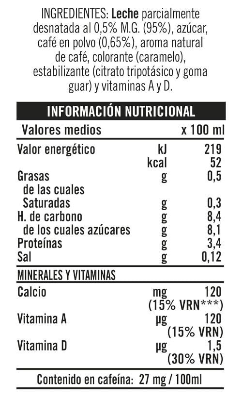 Puleva Café con Leche Cortado 6 x 1L