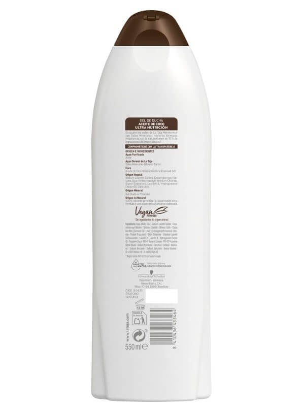 La Toja Gel de Ducha Aceite de Coco 550 ml