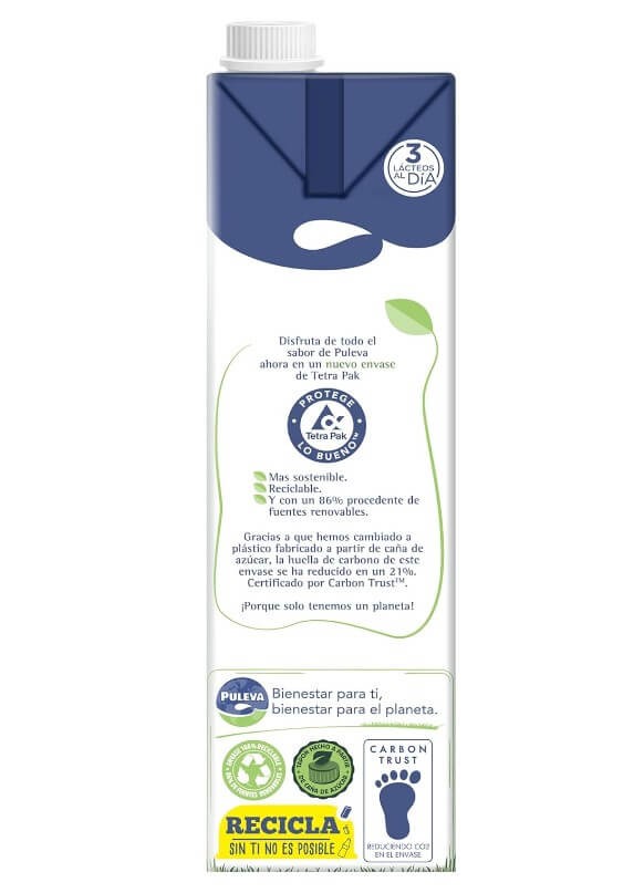 Puleva Leche Entera Pack 6 x 1 L - Calidad y Sabor en Cada Vaso