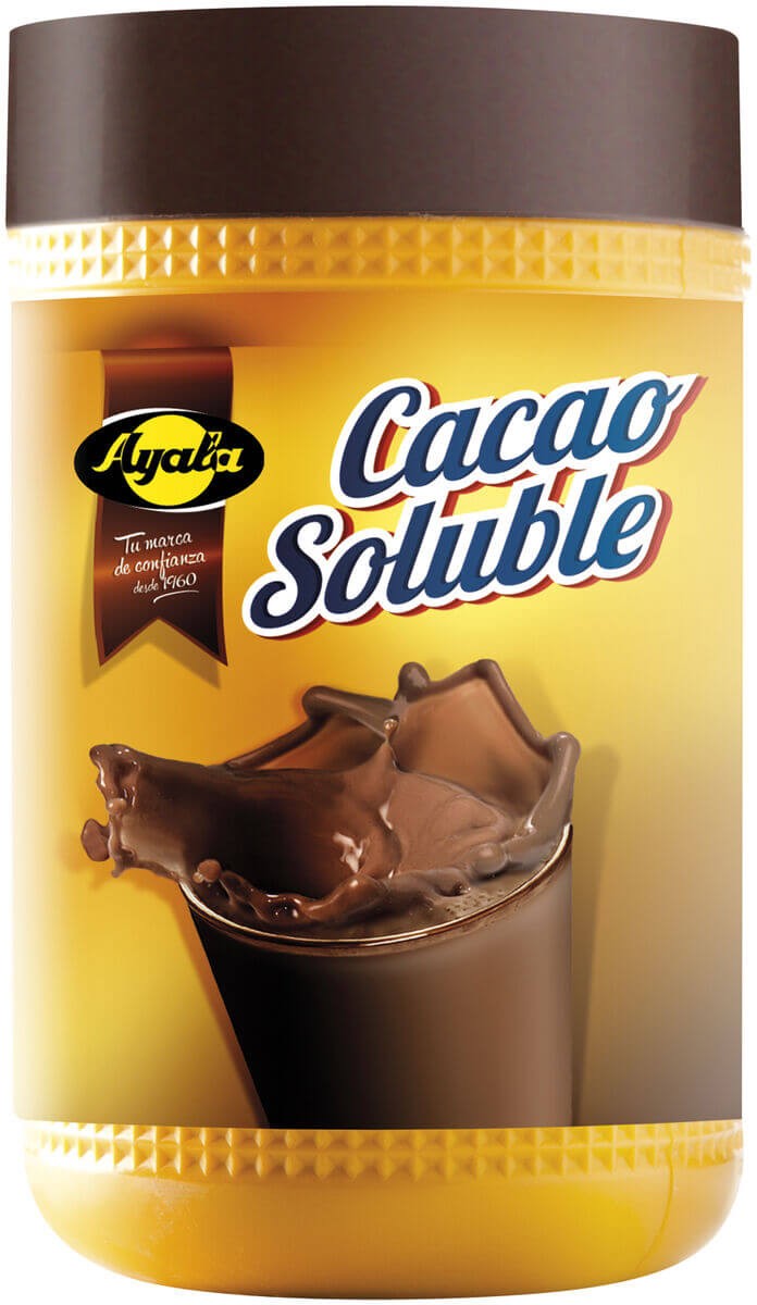 Ayala Cacao Soluble 500G - El Sabor Irresistible del Chocolate para Toda la Familia
