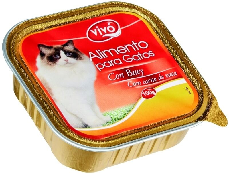 Vivó Alimento para Gatos con Buey 100G