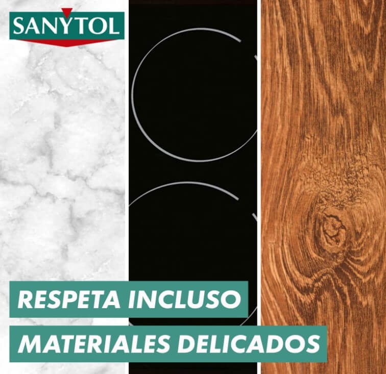 Sanytol Multiusos Desinfectante Eucaliptus Pack de 4 x 750 ml - Limpieza y Desinfección Sin Lejía