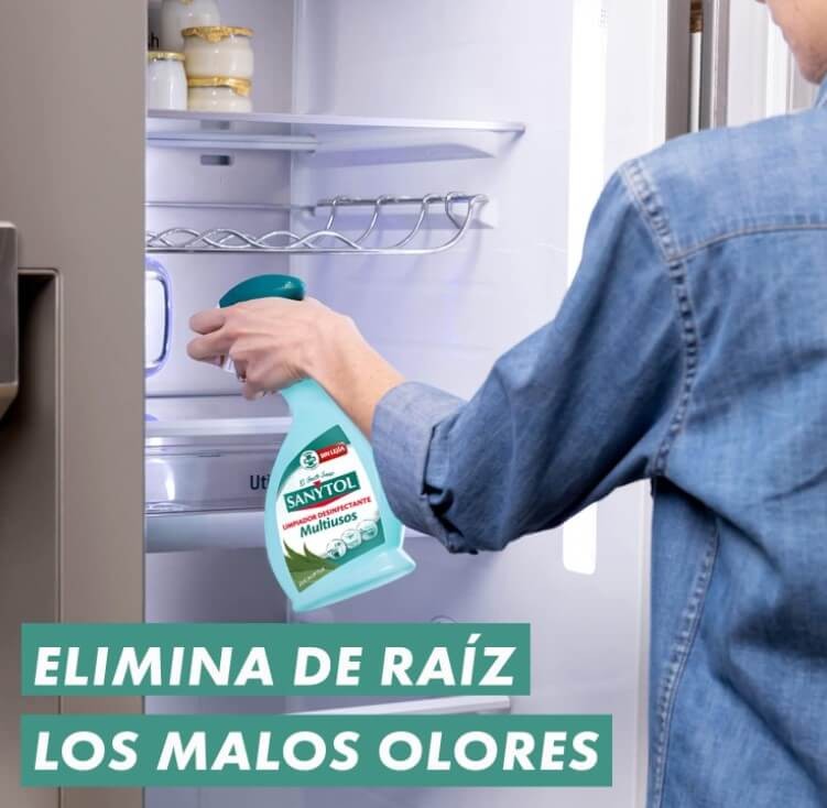 Sanytol Multiusos Desinfectante Eucaliptus Pack de 4 x 750 ml - Limpieza y Desinfección Sin Lejía