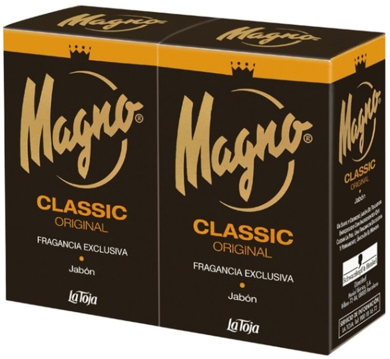 Magno Classic Jabón en Pastilla 2 x 100 g – La Fragancia Exclusiva que Cuida tu Piel Cada Día