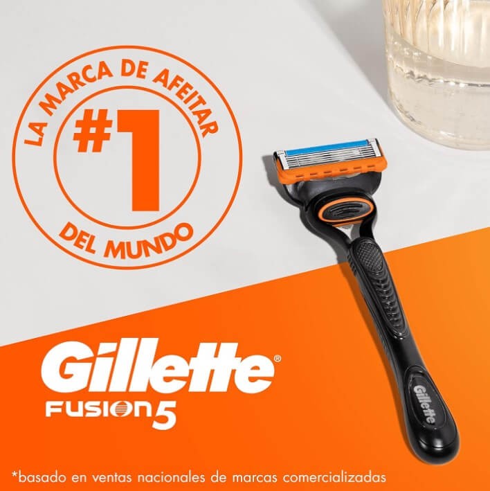 Gillette Fusion5 Recambios 4 Unidades – Precisión y Suavidad en Cada Afeitado