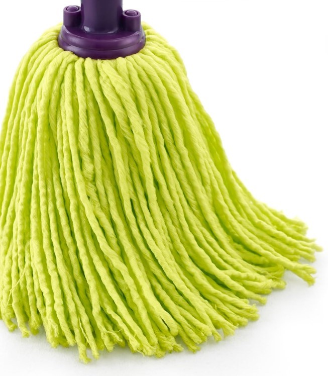Mery Fregona 100% Microfibra Verde - Limpieza Eficaz y Máxima Absorción