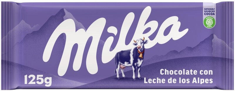 Milka Chocolate con Leche de Los Alpes 125G