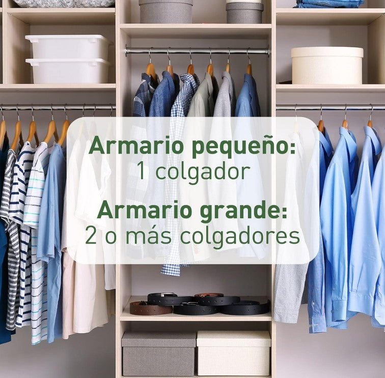 Orion Pinzas Antipolillas y Antiácaros Bambú y Cítricos 2U – Protección Fresca y Duradera para Tus Ropas y Textiles