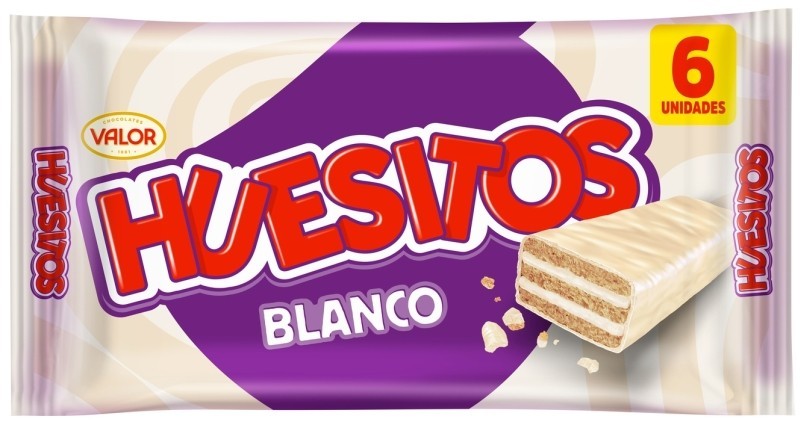 Valor Huesitos Blanco 6 Unidades 20G