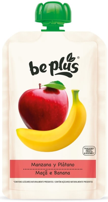 Pouch Be Plus Manxana y Plátano 120G