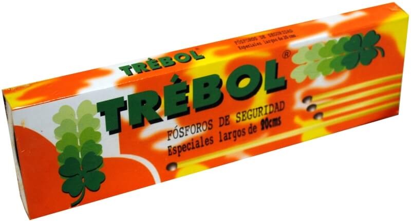 Trébol Fósforos de Seguridad Largos 40U – Encendido Seguro y Preciso en Cualquier Situación