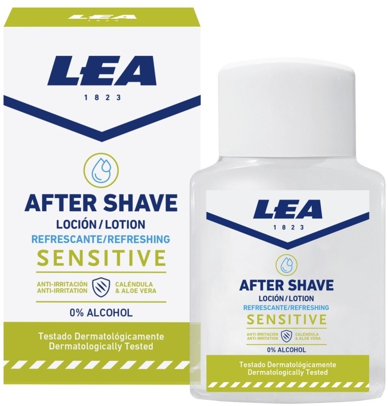 LEA After Shave Loción Sensitive 125 ml – Refresca, Calma y Protege tu Piel