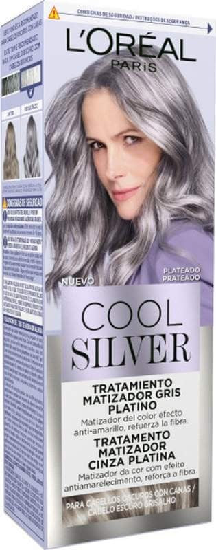 L'oreal Cool Silver Trtamiento Matizador Gris Platino