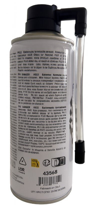 Criscolor Repara Pinchazos 400 ml – Reparación Instantánea y Sellado de Emergencia para Neumáticos