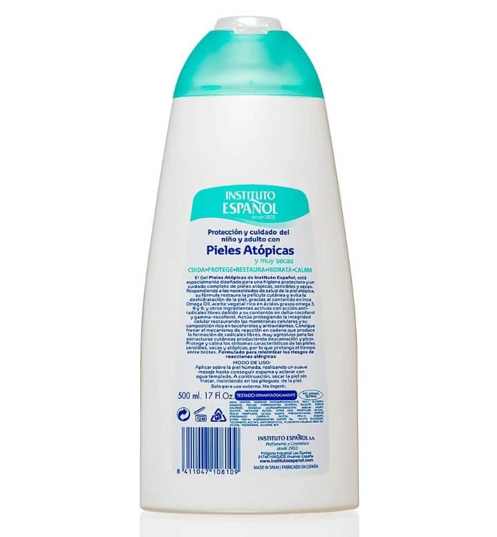 Instituto Español Gel Baño Pieles Atópicas 500 ml
