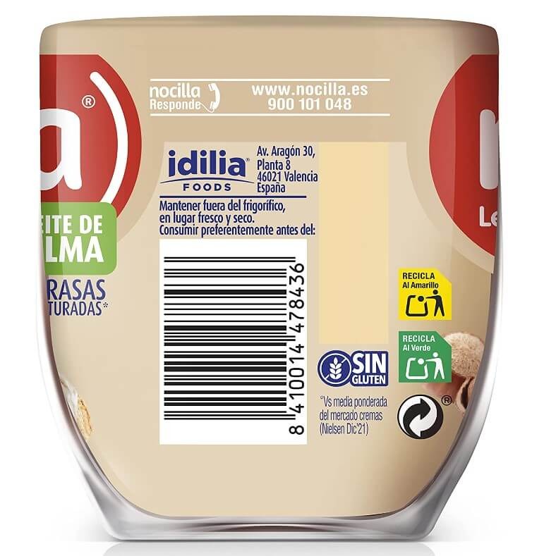 Nocilla Crema de Leche con Avellanas 180G - Sabor y Cremocidad en Cada Cucharada