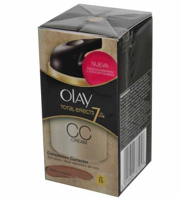 Olay Crema Total Effects CC Medio-Oscuro 50 ml