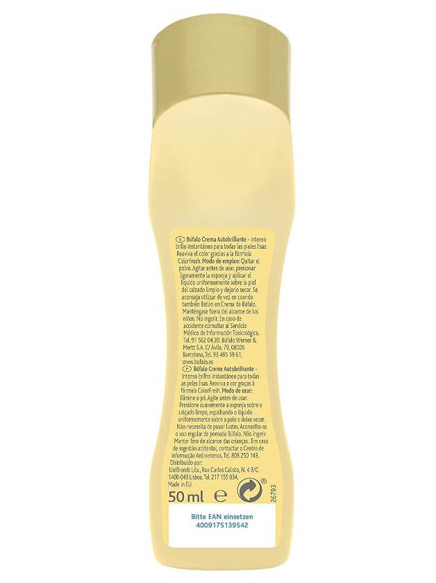 Búfalo Express Crema Autobrillante Incoloro 50 ml