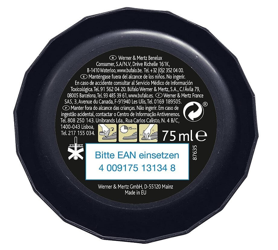 Betún para Zapatos Búfalo Shoe Polish Classic Black 75ml