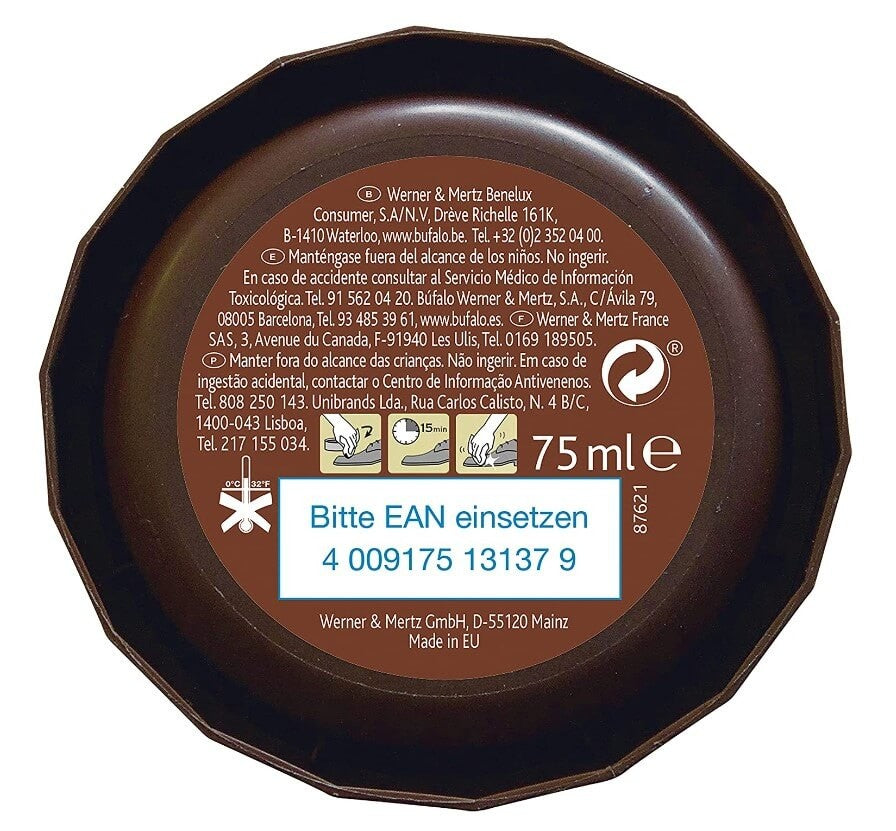 Búfalo Classic Shoe Polish Marrón 75 ml