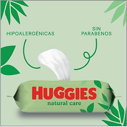 Huggies Natural Care Toallitas para Bebé Pack 560 Toallitas