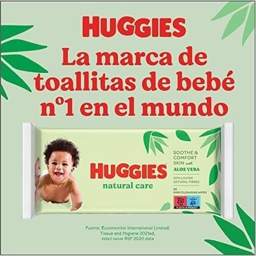 Huggies Natural Care Toallitas para Bebé Pack 560 Toallitas