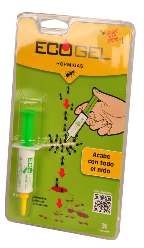 Ecogel Jeringa Insecticida Hormigas 5G - Eliminación Eficaz y Duradera