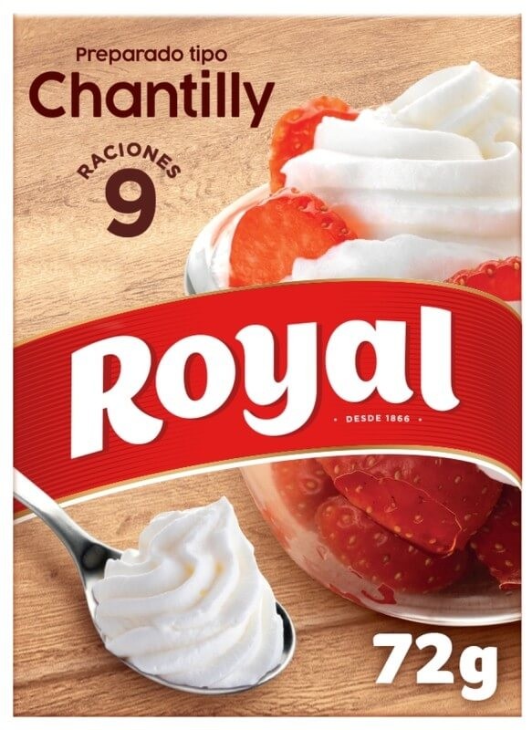 Royal Preparado Tipo Chantilly 72g – Sabor y Crema Perfectos en Cada Postre
