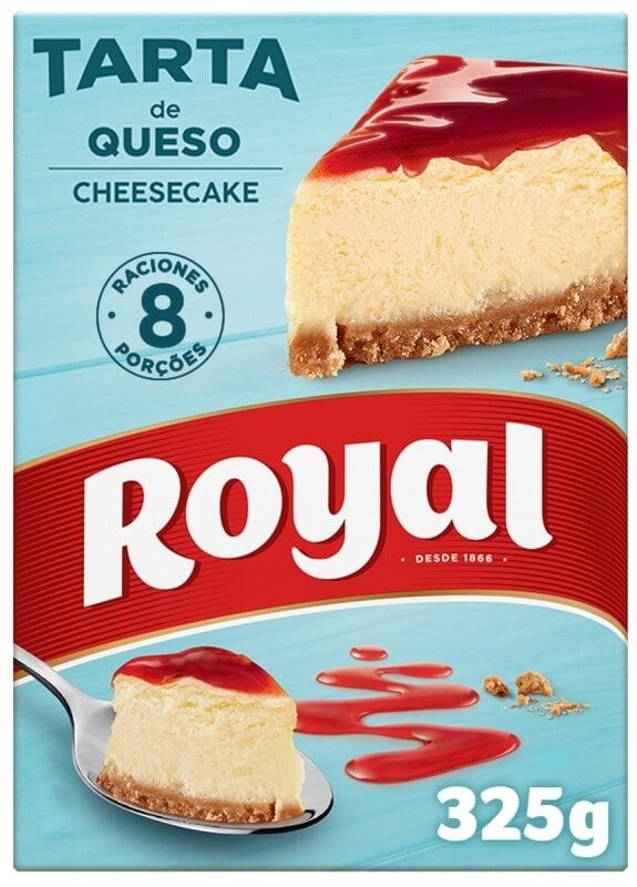 Royal Tarta de Queso Cheesecake 325 g - El Postre Casero Más Fácil y Delicioso