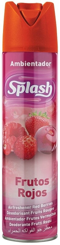 Splash Ambientador Frutos Rojos 300 ml – Aroma Vibrante para Cada Rincón