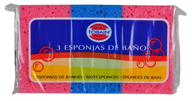 Mundo Floral Esponja Rectangular 3U