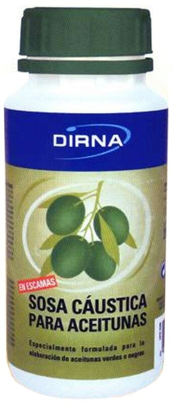 Sosa Cáustica para Aceitunas Dirna 250G - Perfecta para el Aliño y Curado de Aceitunas