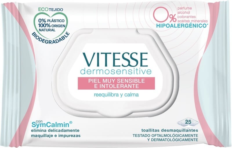 Vitesse Toallitas Desmaquillantes Dermosensitive 25 Unidades