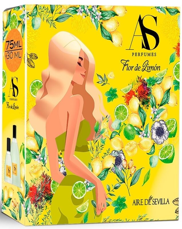 Aire de Sevilla Flor de Limón (75 ml + Mini) – Frescura Cítrica y Elegancia Natural