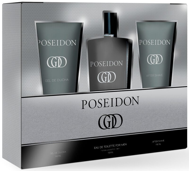 Poseidon Estuche God Vapo 150 ml + Gel De Baño 150 ml + After Shave 150 ml