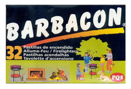 PQS Barbacon Pastillas de Encendido 32 uds