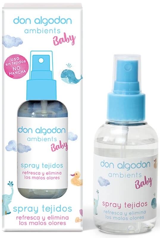 Don Algodón Ambients Baby Spray Tejidos 250 ml – Aroma fresco y cuidado para tus tejidos