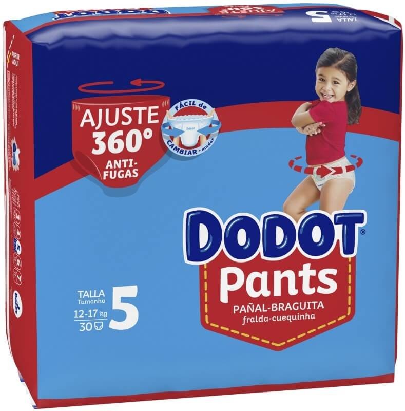 Dodot Pañales Pants T-5 12- 7 Kg 30 Uds